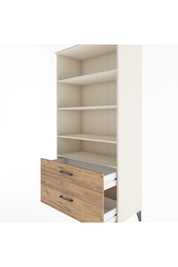 Hyperion Dolap 4 Raflı 2 Çekmeceli 88x44x182 - S57M043V3B