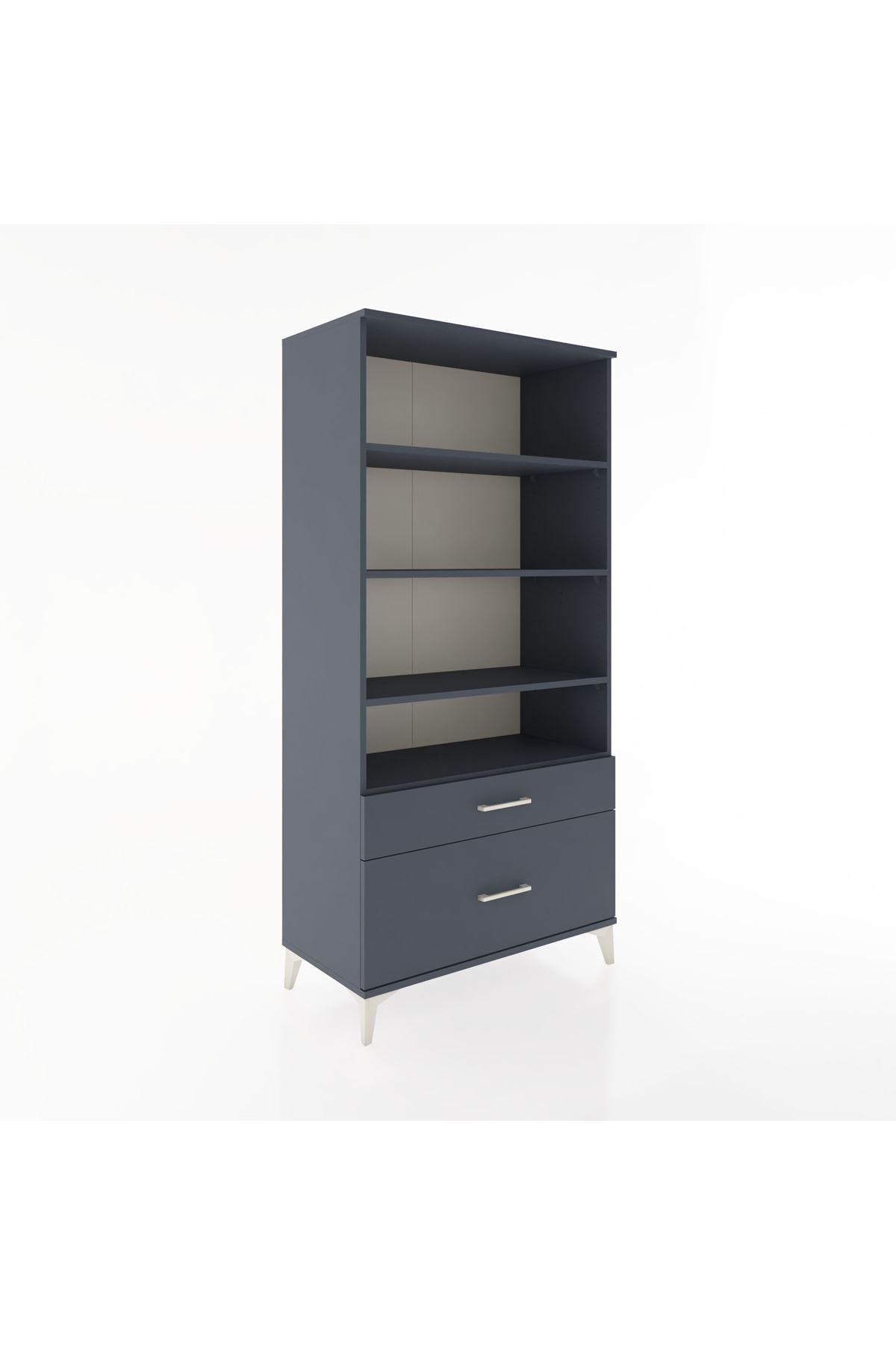 Hyperion Dolap 4 Raflı 2 Çekmeceli 88x44x182 - S57M043V5B