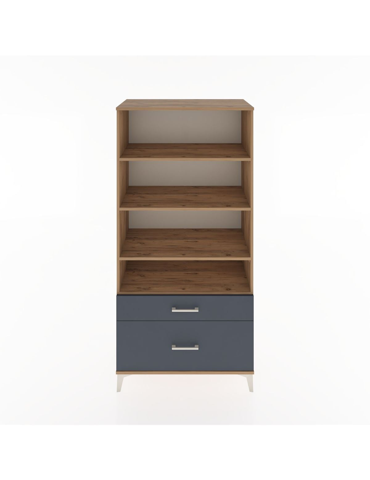 Hyperion Dolap 4 Raflı 2 Çekmeceli 88x44x182 - S57M043V8B