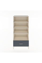 Hyperion Dolap 4 Raflı Tek Çekmeceli 88x44x182 - S57M044V2B