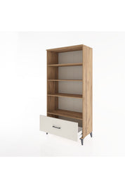 Hyperion Dolap 4 Raflı Tek Çekmeceli 88x44x182 - S57M044V7B