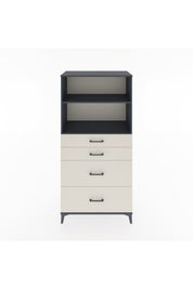Hyperion Dolap 2 Raflı 4 Çekmeceli 88x44x182 - S57M047V4B