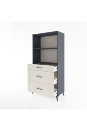 Hyperion Dolap 2 Raflı 3 Çekmeceli 88x44x182 - S57M048V4B