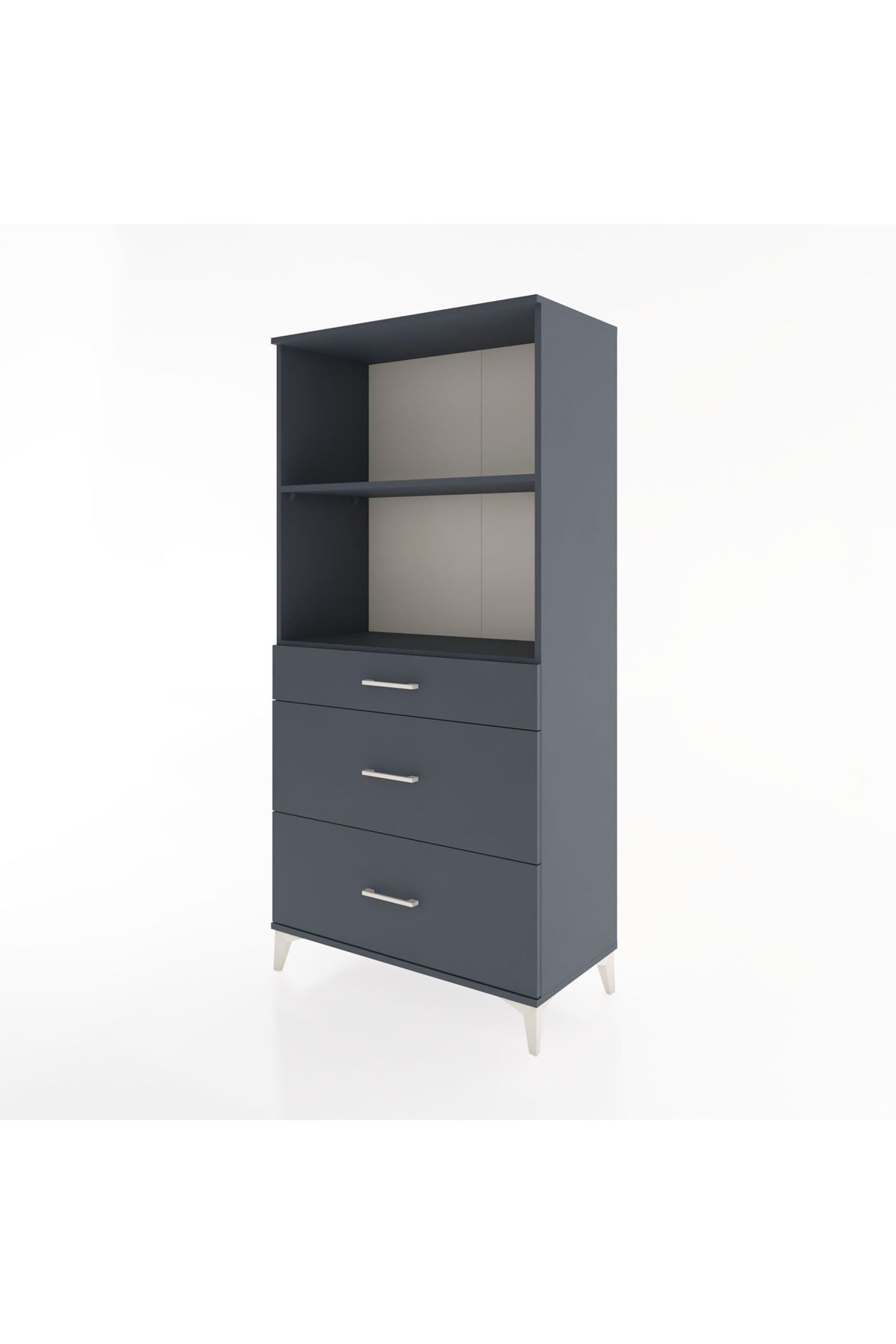 Hyperion Dolap 2 Raflı 3 Çekmeceli 88x44x182 - S57M048V5B