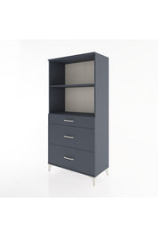 Hyperion Dolap 2 Raflı 3 Çekmeceli 88x44x182 - S57M048V5B