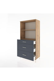 Hyperion Dolap 2 Raflı 3 Çekmeceli 88x44x182 - S57M048V8B