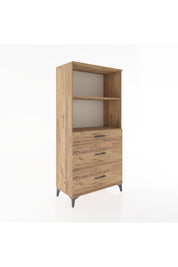 Hyperion Dolap 2 Raflı 3 Çekmeceli 88x44x182 - S57M048V9B