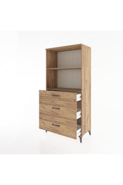 Hyperion Dolap 2 Raflı 3 Çekmeceli 88x44x182 - S57M048V9B