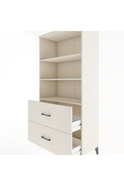 Hyperion Dolap 3 Raflı 2 Çekmeceli 88x44x182 - S57M049V1B