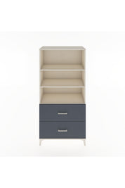 Hyperion Dolap 3 Raflı 2 Çekmeceli 88x44x182 - S57M049V2B