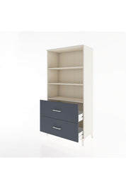 Hyperion Dolap 3 Raflı 2 Çekmeceli 88x44x182 - S57M049V2B