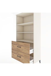 Hyperion Dolap 3 Raflı 2 Çekmeceli 88x44x182 - S57M049V3B