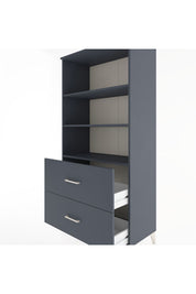Hyperion Dolap 3 Raflı 2 Çekmeceli 88x44x182 - S57M049V5B