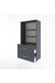 Hyperion Dolap 3 Raflı 2 Çekmeceli 88x44x182 - S57M049V5B