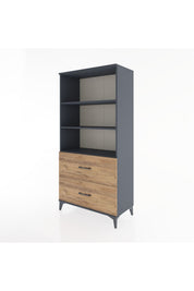Hyperion Dolap 3 Raflı 2 Çekmeceli 88x44x182 - S57M049V6B