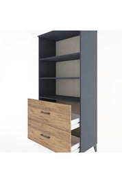 Hyperion Dolap 3 Raflı 2 Çekmeceli 88x44x182 - S57M049V6B