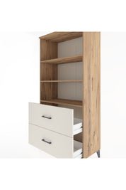 Hyperion Dolap 3 Raflı 2 Çekmeceli 88x44x182 - S57M049V7B