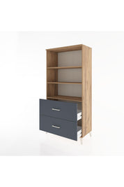 Hyperion Dolap 3 Raflı 2 Çekmeceli 88x44x182 - S57M049V8B
