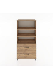 Hyperion Dolap 3 Raflı 2 Çekmeceli 88x44x182 - S57M049V9B