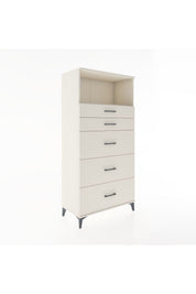 Hyperion Dolap Tek Raflı 5 Çekmeceli 88x44x182 - S57M050V1B