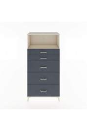 Hyperion Dolap Tek Raflı 5 Çekmeceli 88x44x182 - S57M050V2B