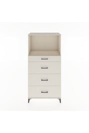 Hyperion Dolap Tek Raflı 4 Çekmeceli 88x44x182 - S57M051V1B