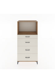 Hyperion Dolap Tek Raflı 4 Çekmeceli 88x44x182 - S57M051V7B