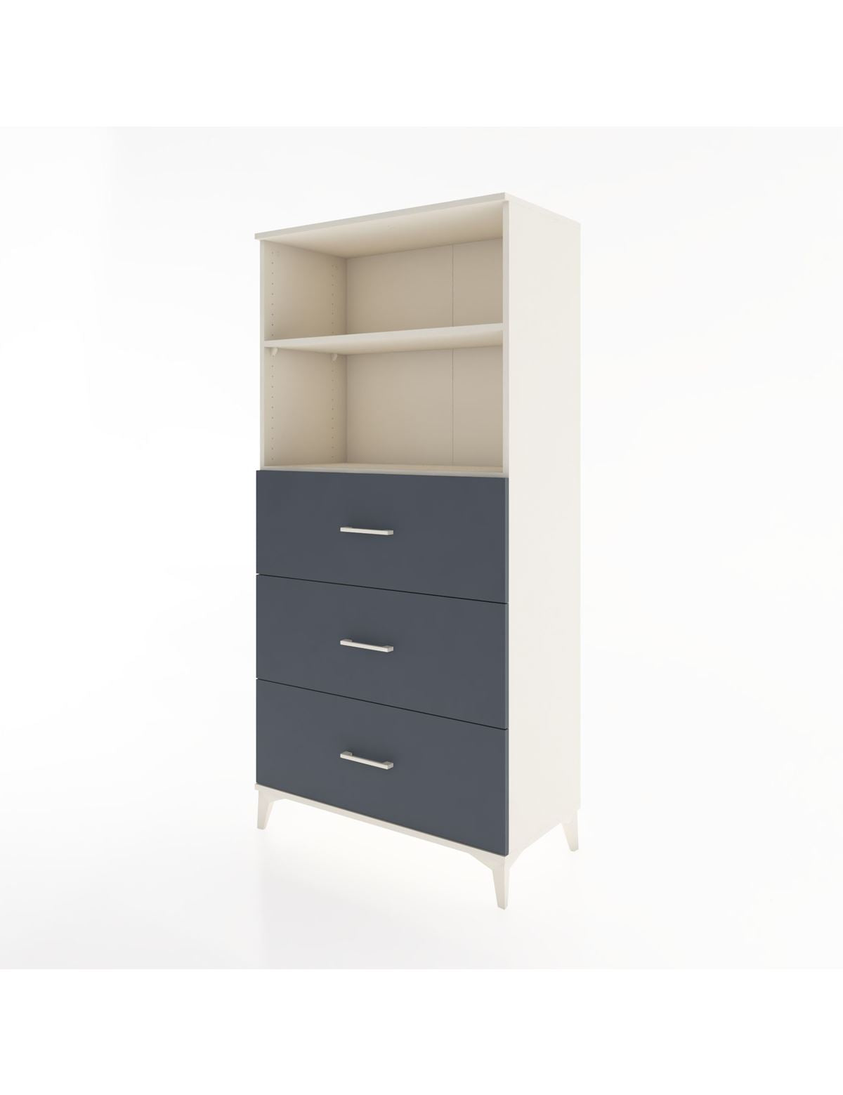 Hyperion Dolap 2 Raflı 3 Çekmeceli 88x44x182 - S57M052V2B