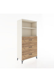 Hyperion Dolap 2 Raflı 3 Çekmeceli 88x44x182 - S57M052V3B