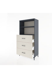 Hyperion Dolap 2 Raflı 3 Çekmeceli 88x44x182 - S57M052V4B