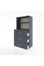 Hyperion Dolap 2 Raflı 3 Çekmeceli 88x44x182 - S57M052V5B