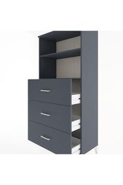 Hyperion Dolap 2 Raflı 3 Çekmeceli 88x44x182 - S57M052V5B