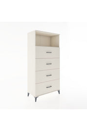 Hyperion Dolap Tek Raflı 4 Çekmeceli 88x44x182 - S57M053V1B
