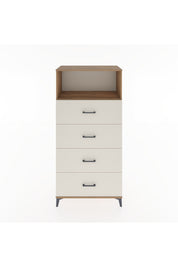 Hyperion Dolap Tek Raflı 4 Çekmeceli 88x44x182 - S57M053V7B