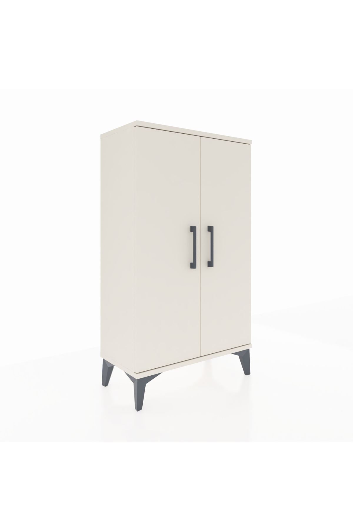 Arges Komodin 2 Raflı 2 Kapaklı 60x30x106 - S15M003V1A
