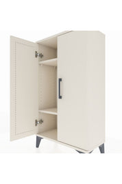 Arges Komodin 2 Raflı 2 Kapaklı 60x30x106 - S15M003V1A