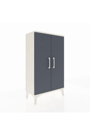 Arges Komodin 2 Raflı 2 Kapaklı 60x30x106 - S15M003V2A