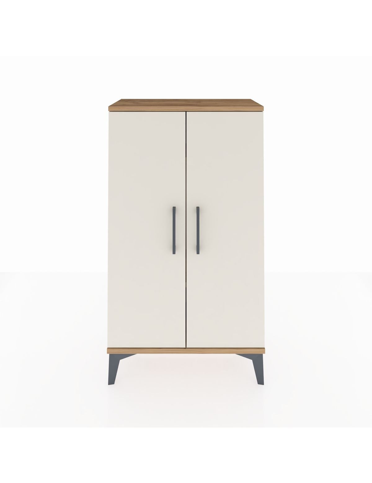 Arges Komodin 2 Raflı 2 Kapaklı 60x30x106 - S15M003V7A