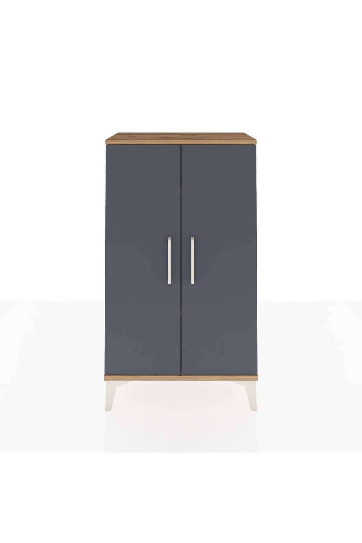 Arges Komodin 2 Raflı 2 Kapaklı 60x30x106 - S15M003V8A