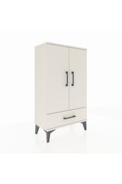 Arges Komodin 3 Raflı Tek Çekmeceli 2 Kapaklı 60x30x106 - S15M004V1A
