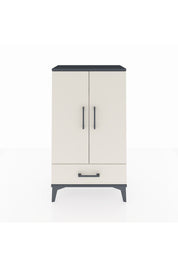 Arges Komodin 3 Raflı Tek Çekmeceli 2 Kapaklı 60x30x106 - S15M004V4A