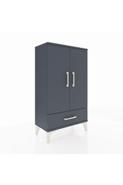 Arges Komodin 3 Raflı Tek Çekmeceli 2 Kapaklı 60x30x106 - S15M004V5A