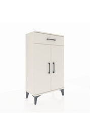 Arges Komodin 2 Raflı Tek Çekmeceli 2 Kapaklı 60x30x106 - S15M005V1A