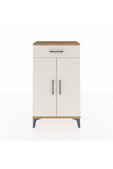 Arges Komodin 2 Raflı Tek Çekmeceli 2 Kapaklı 60x30x106