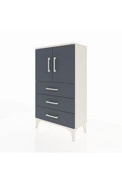 Arges Komodin 2 Raflı 3 Çekmeceli 2 Kapaklı 60x30x106 - S15M008V2A