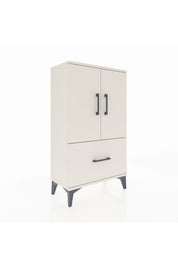 Arges Komodin 2 Raflı Tek Çekmeceli 2 Kapaklı 60x30x106 - S15M011V1A