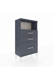 Arges Komodin Tek Raflı 3 Çekmeceli 60x30x106 - S15M014V5A