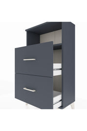 Arges Komodin Tek Raflı 2 Çekmeceli 60x30x106 - S15M015V5A