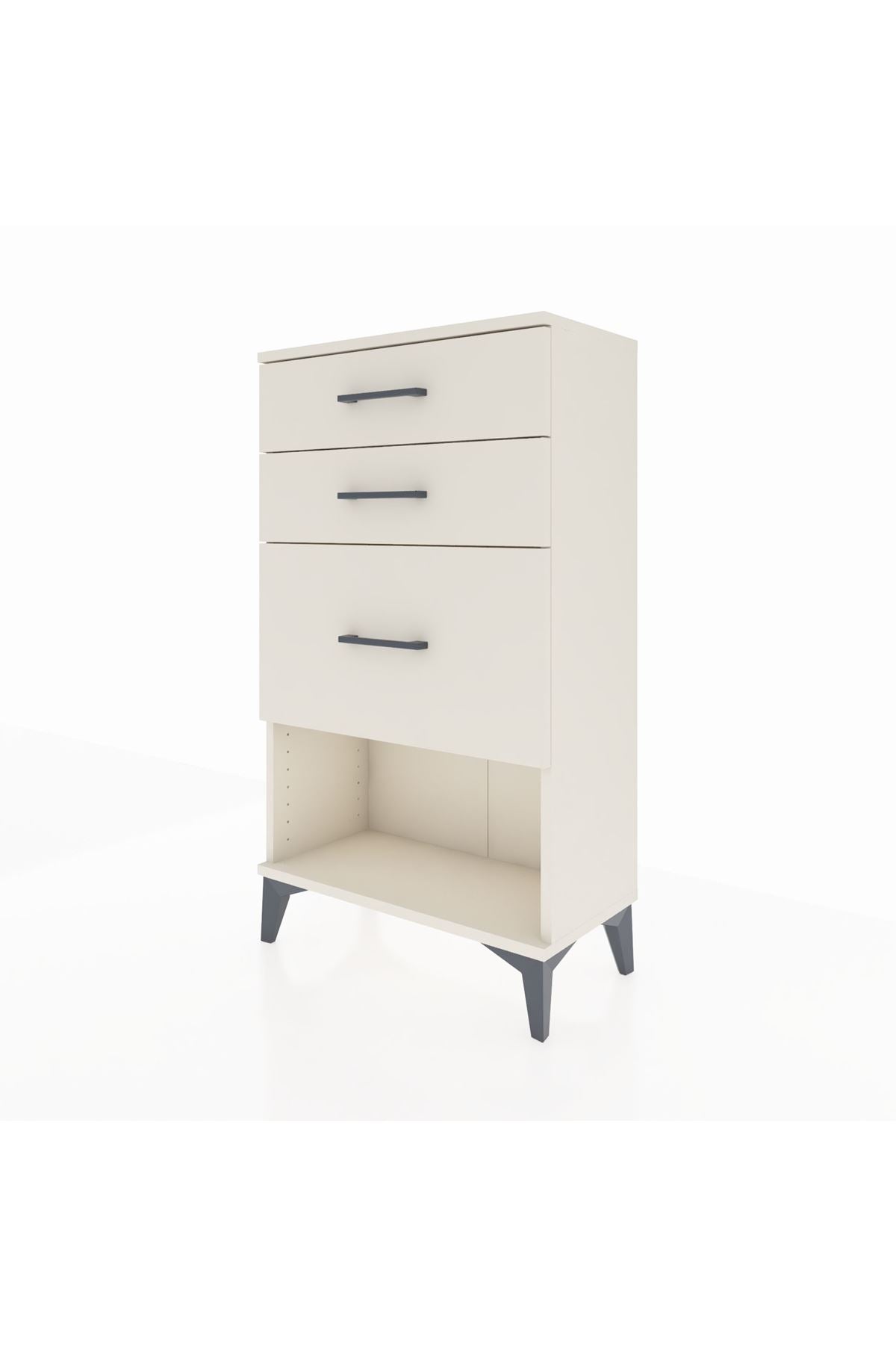 Arges Komodin 3 Çekmeceli 60x30x106 - S15M016V1A