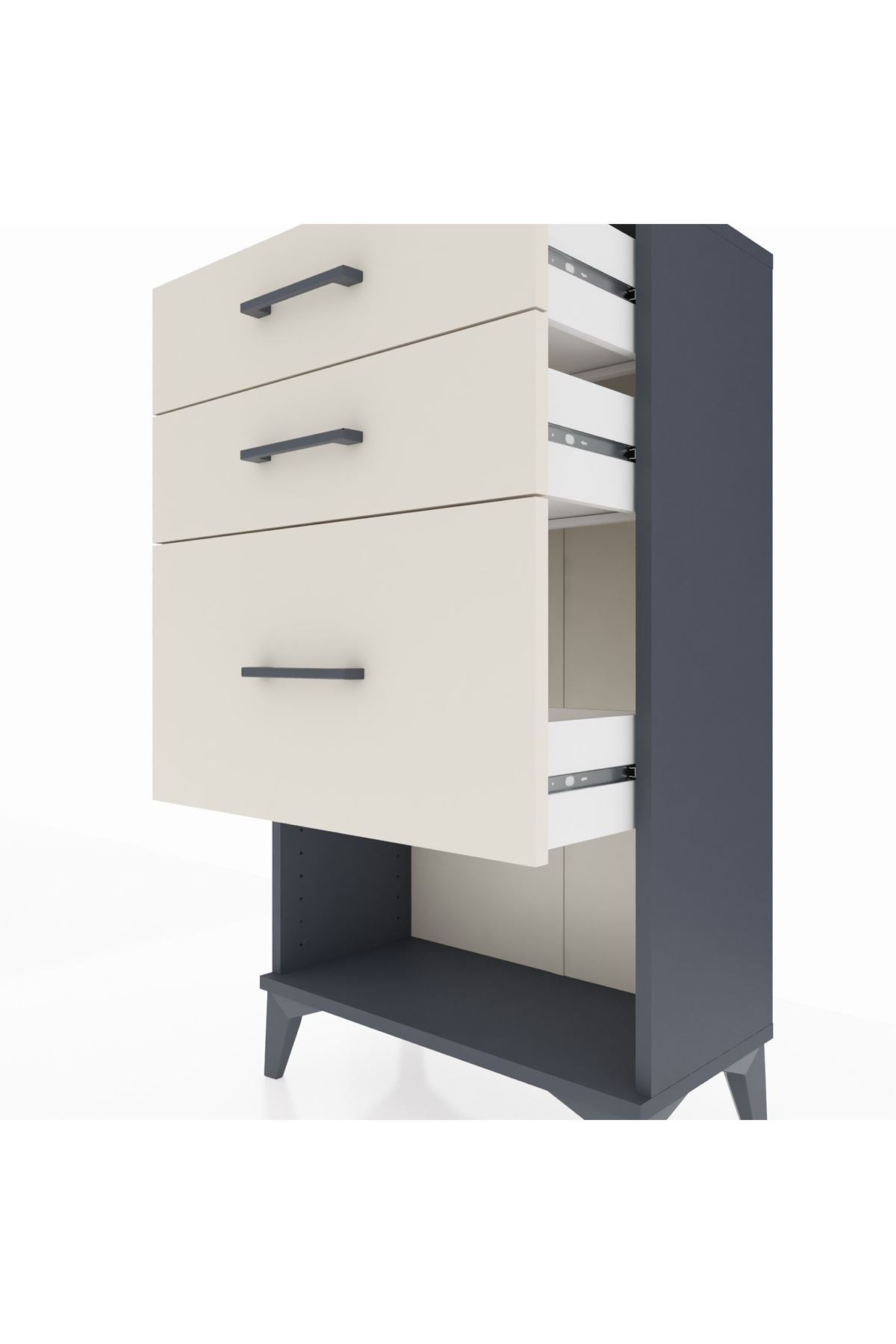 Arges Komodin 3 Çekmeceli 60x30x106 - S15M016V4A